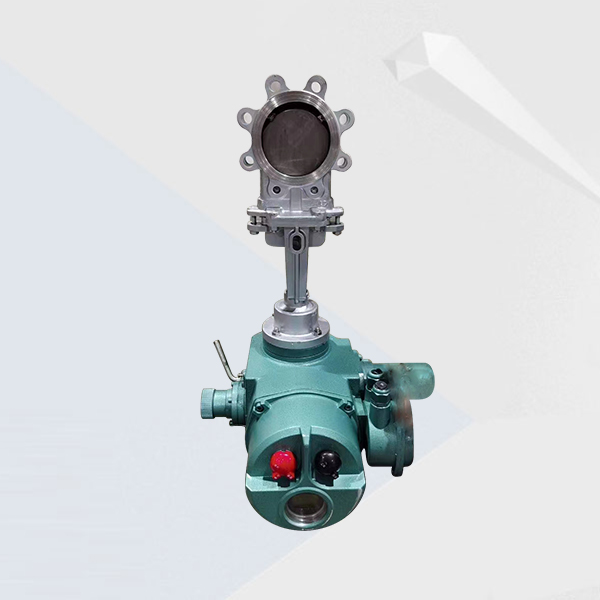 Stainless steel electric knife gate valve