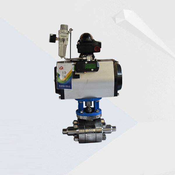 Butt welding high-pressure ball valve