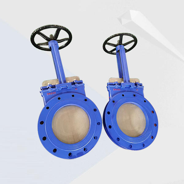 Manual knife gate valve